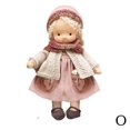 thumbnail image 4 of LUVCLS Muñeca Waldorf hecha a mano, mini muñecas para vestir, mini linda muñeca nativa de esmalte;, 4 of 7