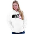 thumbnail image 3 of Warrior Breast Cancer Awareness BCA Women Plus Size Graphic Pullover Hoodie Brisco Brands 2X, 3 of 4