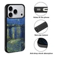 thumbnail image 2 of WIRESTER Shockproof Soft Rubber Cover Case for Apple iPhone 17 Pro 6.3" 2025, Starry Night Over The Rhone, 2 of 5
