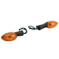 thumbnail image 2 of Feu de Signalisation Arrière de Moto, 12V 2 Pcs Résistant à la Chaleur 10W Lampe Indicatrice de Moto Résistante à l'Usure pour Réparation Remplacement pour FAZER FZ1N YBR Transparent, Noir, Fauve, 2 of 8