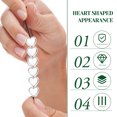 thumbnail image 3 of 100 Pcs Kit de Fabrication de Bracelets Perles Cœur Perles Entretoise Perles Entretoise pour Fabrication de Bijoux, 3 of 9