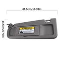 thumbnail image 2 of Sun Visor Replacement Fit For Honda Civic 2006-2011, OE:83280-SNA-A01ZA, Sun Visor With Mirror, Passenger Right Side-dark gray, 2 of 6