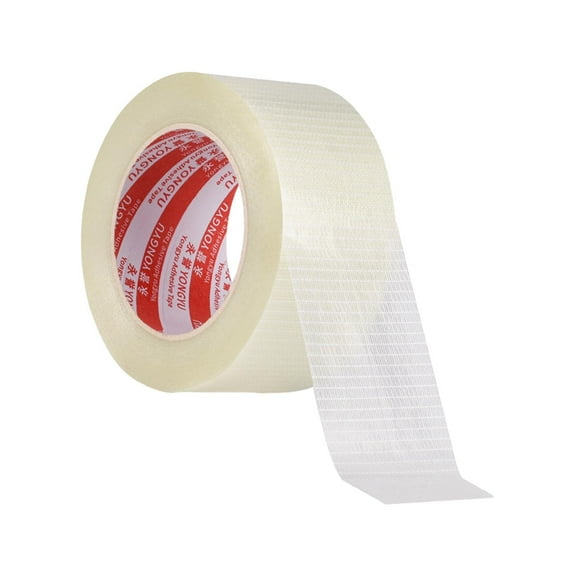Reinforced Fiberglass Tape, Strapping Tape, Clear Shipping Tape Reinforced Packing Tapes, for Heavy Duty Packing Binding 25mm 25 Meters