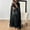 Black, variant on WILLBEST Womens Midi Dress Black Dress for Women Long Sleeve Pullover Plus Size Green Hot Purple Beige Black Dress