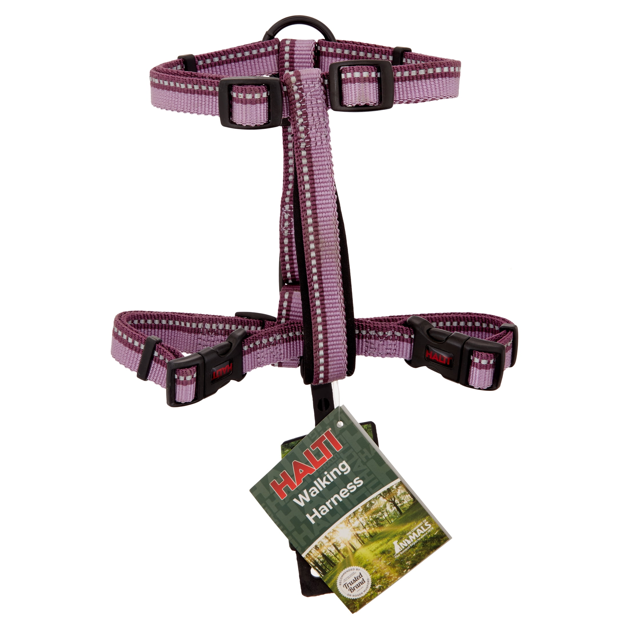 HALTI Nylon Dog Walking Harness, Small, Purple (Chest 16" - 24")