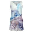 thumbnail image 4 of asddcavvf Robes pour Femmes Robe Imprimée Col Rond Mode Décontractée Sans Manches, 4 of 4