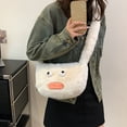 thumbnail image 6 of Aueoeo Funny Shoulder Bag Fuzzy Satchel Cute Handbag Doll Mini Bags Zipper Closure Handbag, 6 of 7
