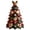 A, variant on Quilted Fabric Christmas Tree Decoration, Patchwork Tabletop Xmas Tree with Character Topper, Light-Up & Non-Lit Holiday Centerpiece for Mantel
