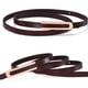 thumbnail image 2 of Qarigey Cinturón fino de cuero elegante para mujer, cinturón fino de PU para varios conjuntos, hebilla de Metal, nueva moda Cinturones Negro, 2 of 6