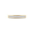thumbnail image 2 of 10kt Yellow Gold Womens Baguette Diamond Wedding Band 1/4 Cttw, 2 of 4