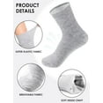 thumbnail image 2 of Lsupdaol 12 Pairs Bulk Mens Socks Moisture Wicking Casual Sports Ankle Socks for Homeless Unisex Adult Men Women, 2 of 6