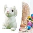 thumbnail image 2 of CoreLiving Miniature Rabbit Figurines Easter Decorations Colorful Resin Bunnies Bulk Spring Vase Filler for DIY Party Table Scatter Decor Garden Accents, 2 of 9