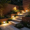 thumbnail image 4 of Dalxymotic Solar Step Light, LED Stair Light, Outdoor Waterproof Motion Sensor Step Light, Wall-Mount Stair Step Lighting, Solar Step Light for Garden, Patio, Porch, Yard, Balcony, 4 of 6