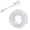 White, variant on Yihuala 1 Set RJ9 Telephone Handset Cord Detanglers 360 Degree Rotating Swivels Cord Easy to Use Landline Handset Cord Cable