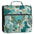 thumbnail image 2 of ALAZA Zipper Binder Camouflage Blue 3 Ring Trapper Keeper File Folder Organizer Bag, 2 of 8