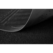 Auto Drive 4PC Rubber Light Duty Floor Liner Cursor Black - Universal Fit-CM4101