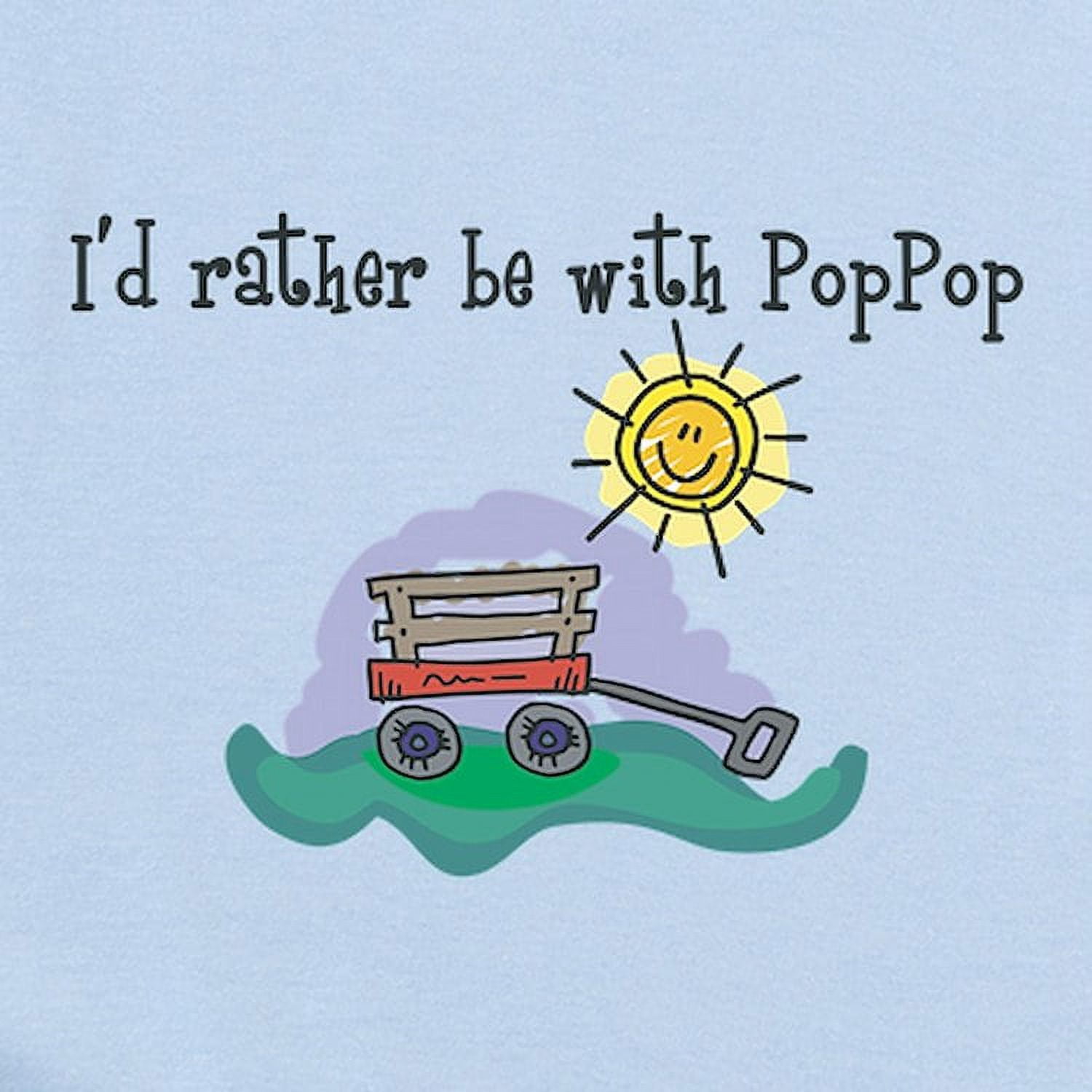 CafePress - Rather Be With Poppop Onesie - Baby Light Bodysuit, Size Newborn - 24 Months