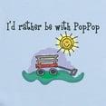 thumbnail image 2 of CafePress - Rather Be With Poppop Onesie - Baby Light Bodysuit, Size Newborn - 24 Months, 2 of 4