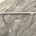 thumbnail image 4 of Shower Door 34-1/8" x 72" Semi-Frameless Neo-Angle Hinged Shower Enclosure, Chrome, 4 of 4