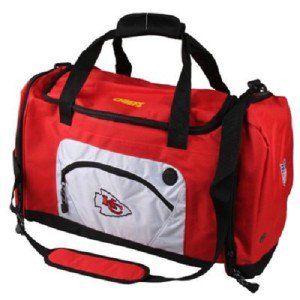 Kansas City Chiefs Duffel Bag - Red Roadblock Style