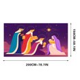 thumbnail image 3 of Hwkond Christmas Ornaments Poster Of Christmas Cover Garage Door, Wall Murals, Winter,outdoor, Large Door Decoration For Interior And Exterior Decoration Of Christmas, 3 of 5