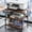 Rustic Brown, variant on POAO Extra Large Printer Stand with Drawer, 5-Adjustable Heights 3 Tier Printer Table with Wheels, Rolling Printer Cart with Storage Shelf