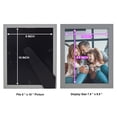 thumbnail image 6 of Grooved 8 in. x 10 in. Grey Picture Frame Set (Set of 4), 6 of 6