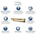 thumbnail image 4 of Transolid JGBS30-CB Jocelyn 30-in Grab Bar Shelf, Champagne Bronze, 4 of 5
