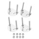 thumbnail image 4 of BRIGHTFUFU 4 piezas Patinadores de rodillos Roller PLACA DOBLE PLATA BASE BASE Hardware Cuatro ruedas Soporte de patines para la reparación e instalación del patinador del rodillo, 4 of 8