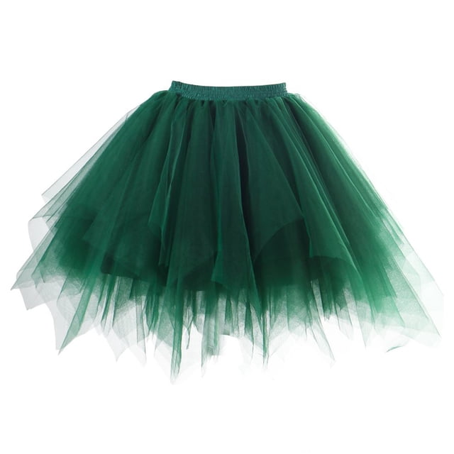 Jupe-culotte Rétro pour Femmes en Fil à Bulles de Haute Qualité, Jupe de Ballet, Demi-Jupe de Danse
