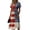 A02-Blue, variant on Independence Day Dress for Women Plus Size American Flag Dress Stretchy Slim Fit Summer Evening Party Dress