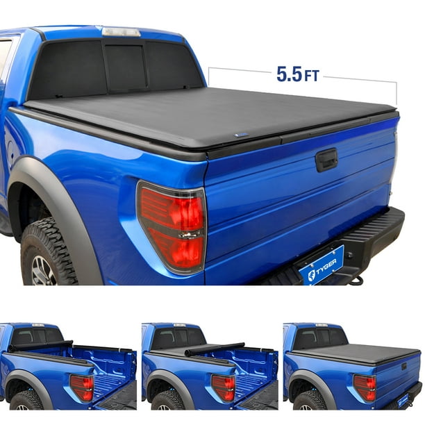 Tyger Auto T1 Roll Up Truck Tonneau Cover Tg Bc1f9029 Works With 2015 2019 Ford F 150 Styleside 5 5 Bed Walmart Com Walmart Com