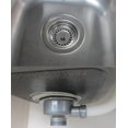 thumbnail image 4 of 114 mm stainless steel kitchen sink strainer basket 1" with overflow waste set sink, with overflow, 4 of 4