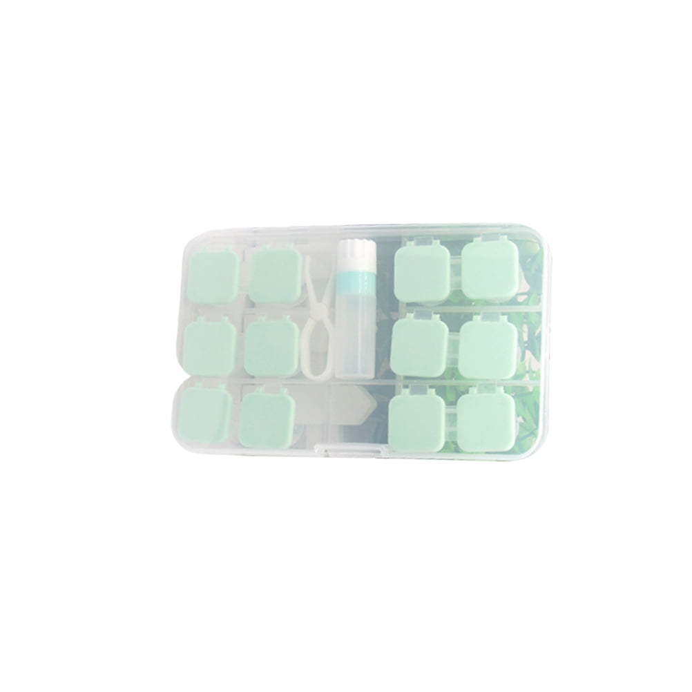 Lens Case Lenses Clear Container Contacts Eye Daily Bulk Cases Lense