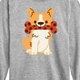 thumbnail image 3 of Corgi With Bone  - Toddler And Youth Long Sleeve Graphic T-Shirt, 3 of 6