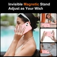 thumbnail image 5 of Dteck for iPhone 14 Case with Screen Protector, Compatible with MagSafe Shockproof Invisible Magnetic Ring Stand Military-Grade Heavy Duty Protection Phone Case, Pink, 5 of 7