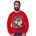 thumbnail image 3 of Cool Rich Popeye Respect The Hustle Men Big & Tall Sweatshirt Brisco Brands 2X, 3 of 5