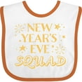 thumbnail image 3 of Inktastic New Year's Eve Squad with Stars in Gold Boys or Girls Baby Bib, 3 of 4