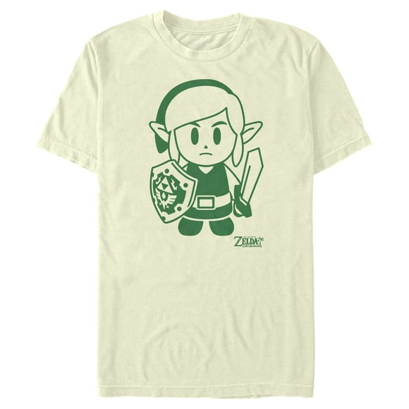 Men's Nintendo Legend of Zelda Link's Awakening Sleek Avatar  T-Shirt - Beige - Small