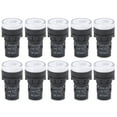 thumbnail image 1 of 10Pcs AD16 ‑ 22DS LED Luz de señal Blanco Indicador de alto brillo Equipo Accesorio, 1 of 8
