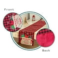 thumbnail image 4 of Home Deals,Party Decorations,Christmas Table Flag Cotton Woven Two-tone Color Splicing Tassel Holiday Decoration Long Tablecloth Home, 4 of 6