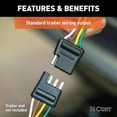 thumbnail image 3 of CURT 56368 Vehicle-Side Custom 4-Pin Trailer Wiring Harness, Select Subaru Impreza, 3 of 4