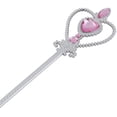 thumbnail image 4 of Disfraz de princesa Princesa de hielo Juego de 8, guantes, corona de corazón, varita, collar, anillo, pendientes. (rosado) Ormromra  LKX-0993, 4 of 4