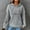 025 Gray, variant on SCSAlgin Sweatshirts For Women Cute Football Graphic Waffle Casual Drawstring Hoodies Loose Long Sleeve Pullover With Pocket