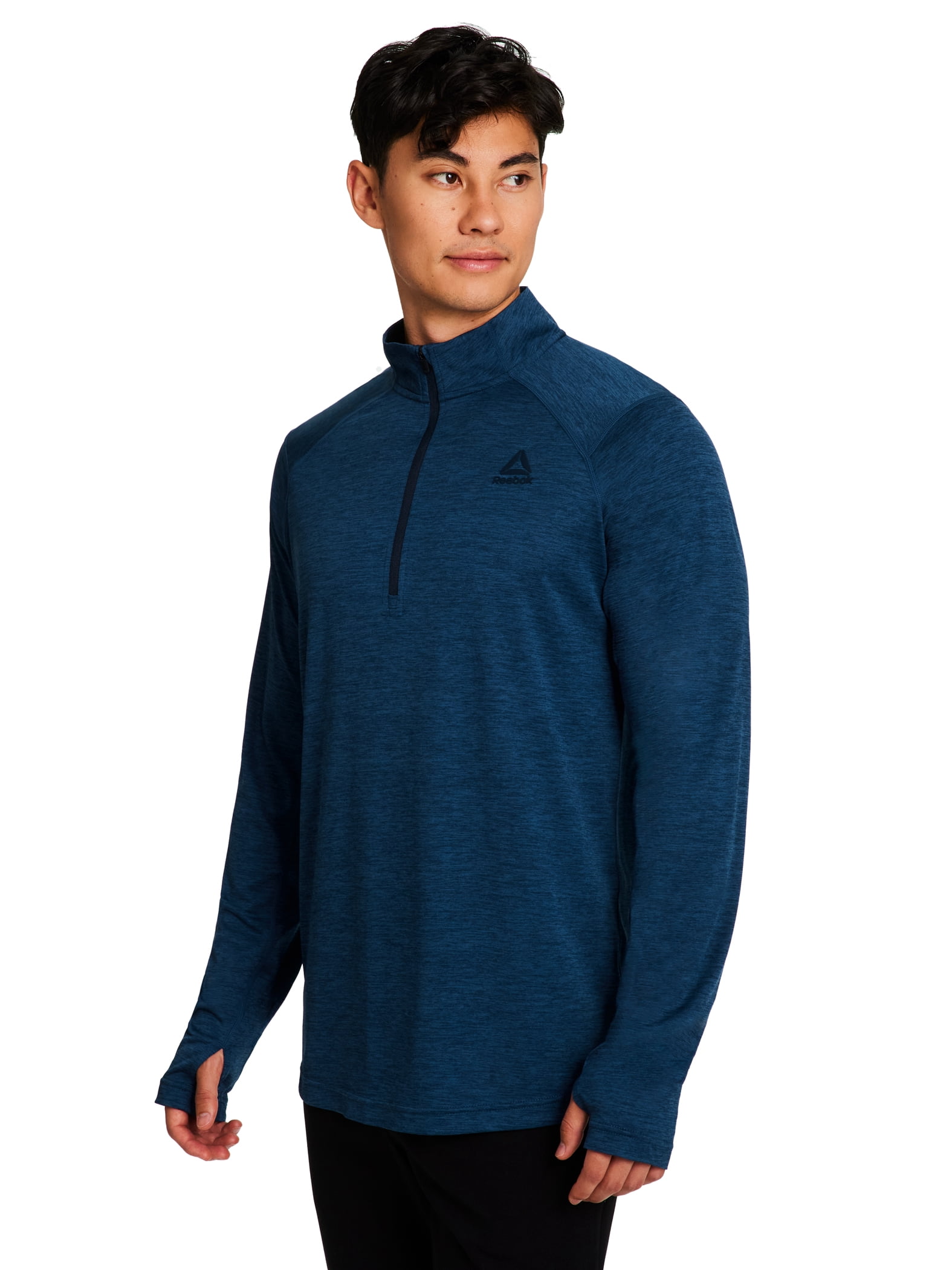 Reebok Men's and Big Men's Trail Quarter-Zip Active Pullover Shirt, Sizes XS-5XL