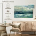 thumbnail image 4 of Elephant Stock Early Sunrise Wall Art - Horizontal Canvas Wall Art - Living Room Wall Decor - Abstract Canvas - Blue And Yellow Decor By Silvia Vassileva - 24" x 16", 4 of 4