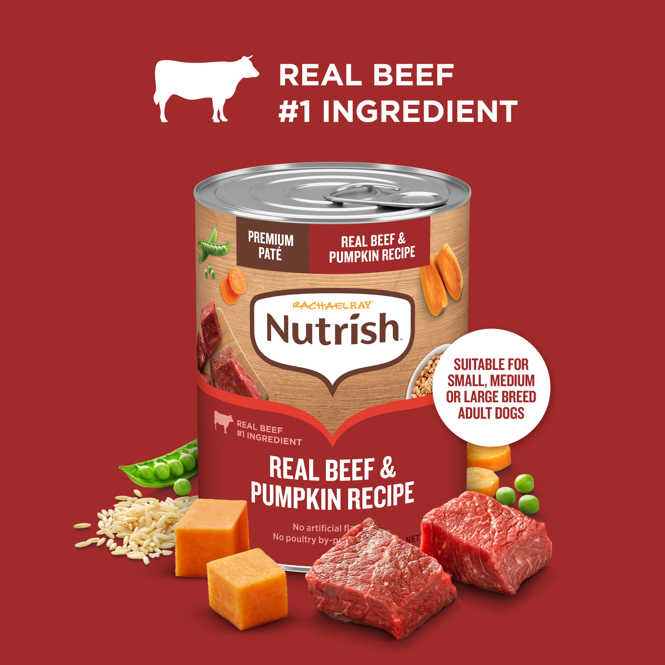 Rachael Ray Nutrish Premium Pate Beef & Pumpkin Dog Food photo 5
