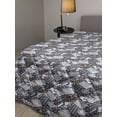 thumbnail image 2 of Dandelion Down Alternative Comforter, Repeating Elements Spring Season Botany Flowers and Leaves Pattern, Microfiber Quilt for All Season, 5 Sizes, White Multicolor, by Ambesonne, 2 of 3