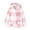 Pink, variant on Teen Fleece Jacket Plaid Long Sleeve Zip Up Outerwear Hooded 10-11 Years Winter Coat Girl