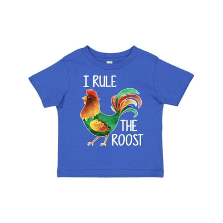 

Inktastic Farmer I Rule the Roost Rooster Gift Toddler Boy or Toddler Girl T-Shirt